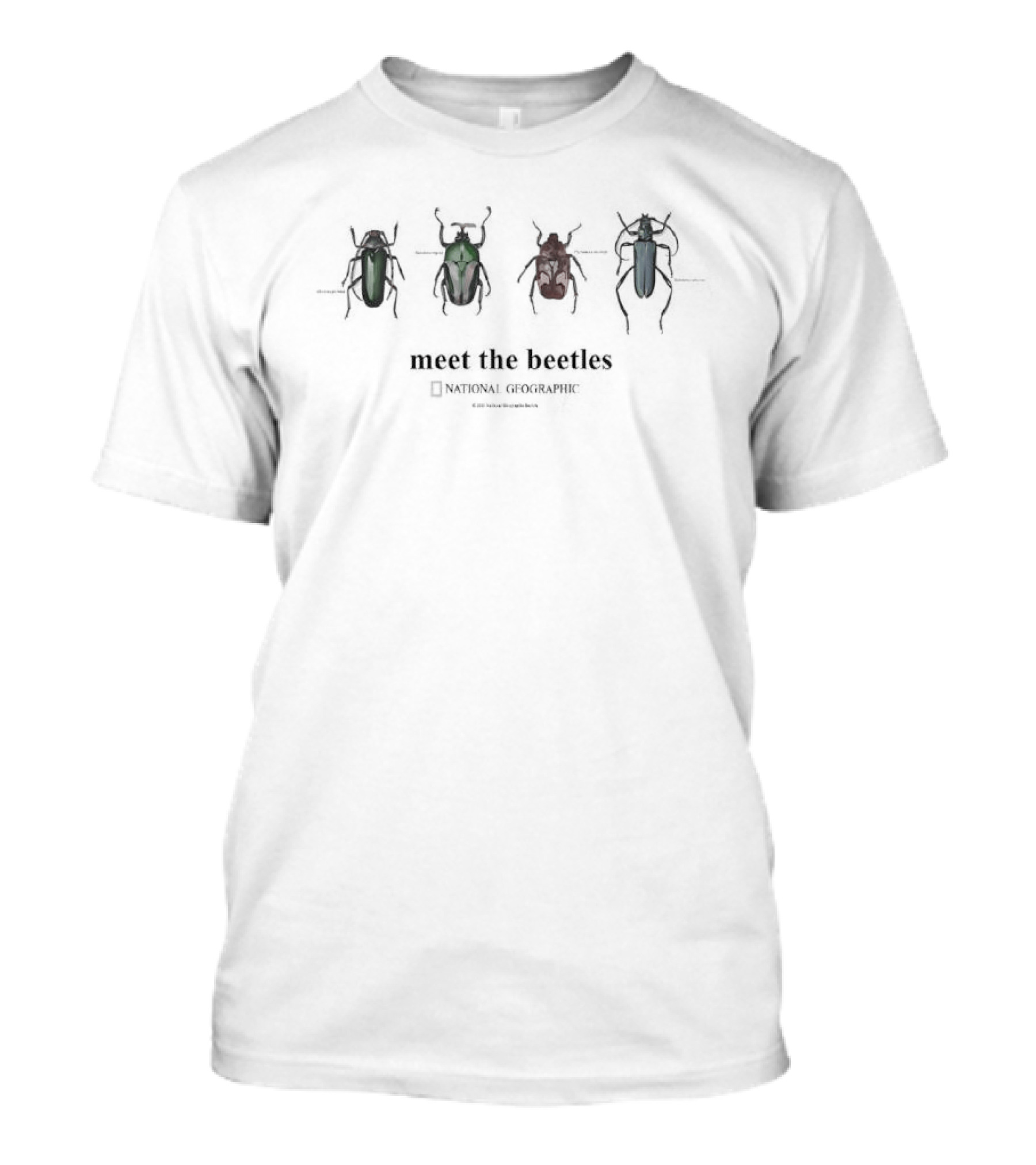 Meet The Beetles National Geographic Bugs Collection T-Shirt
