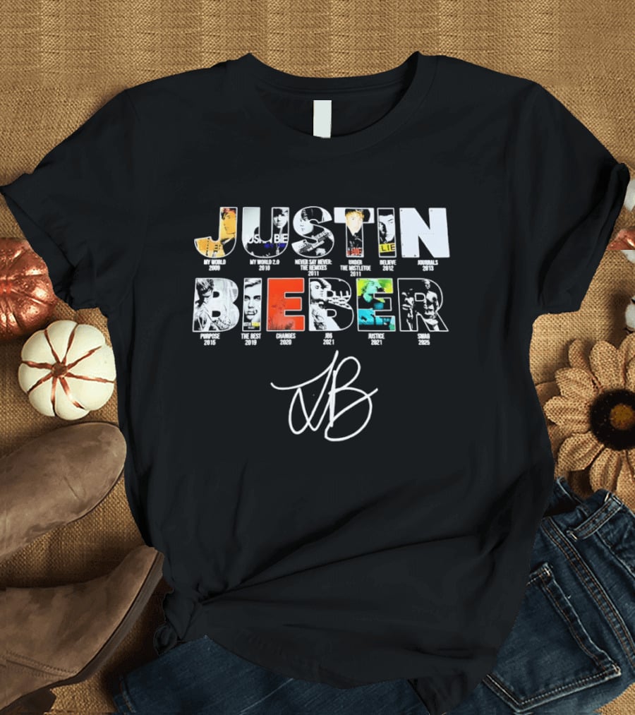 Justin Bieber Jb Fan Swag 2025 Album T-Shirt