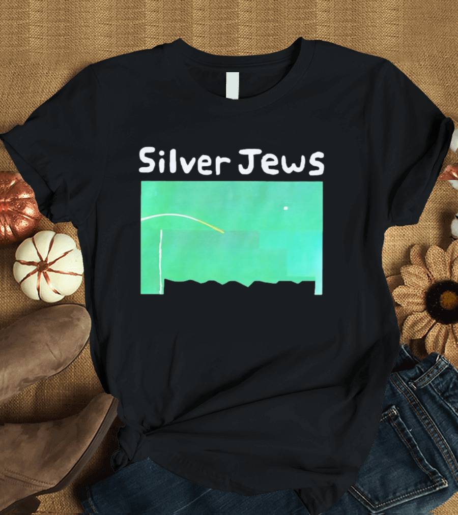 Silver Jews Green Abstract T-Shirt