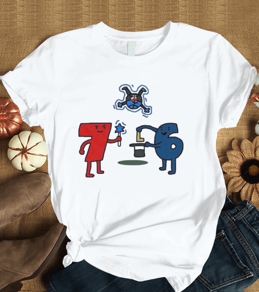 Philadelphia 76ers Steal Orlando Magic Meme With 76 And Magic Wand T-Shirt