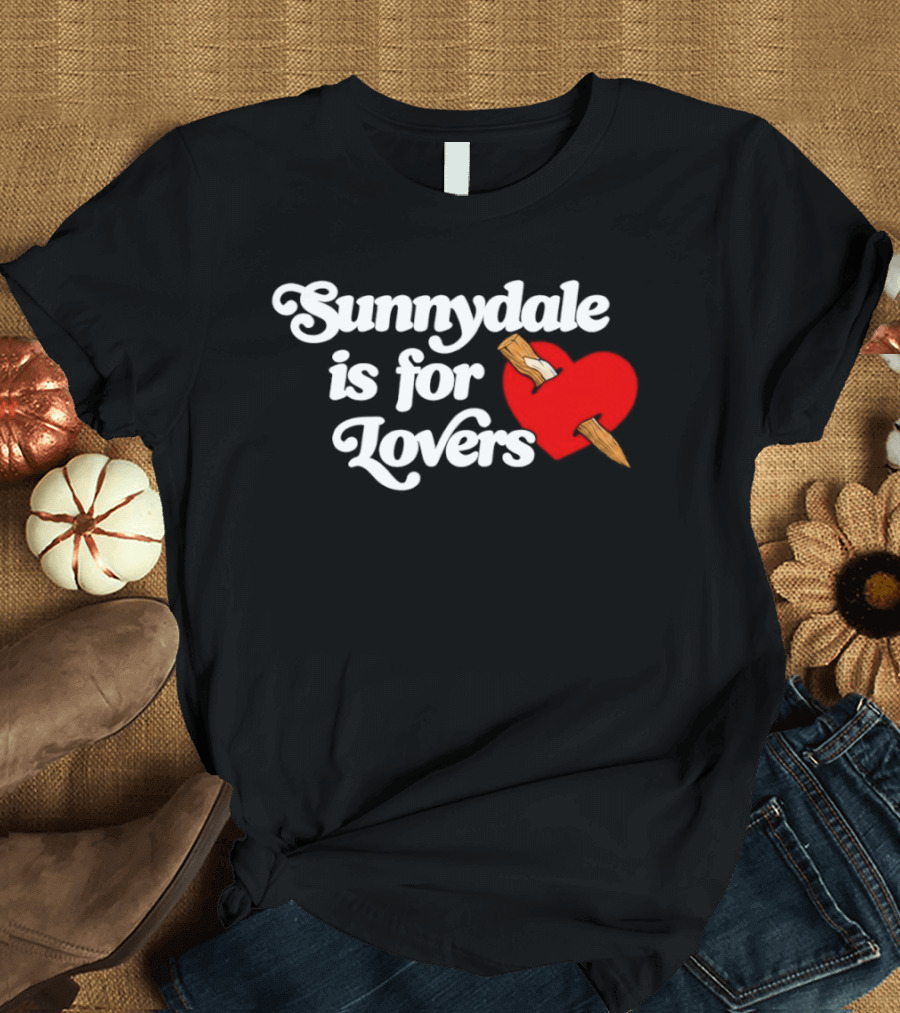 Sunnydale Is For Lovers Heart Stake Buffy Town T-Shirt
