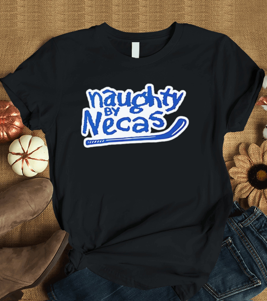 Martin Nečas Naughty By Necas Hockey T-Shirt