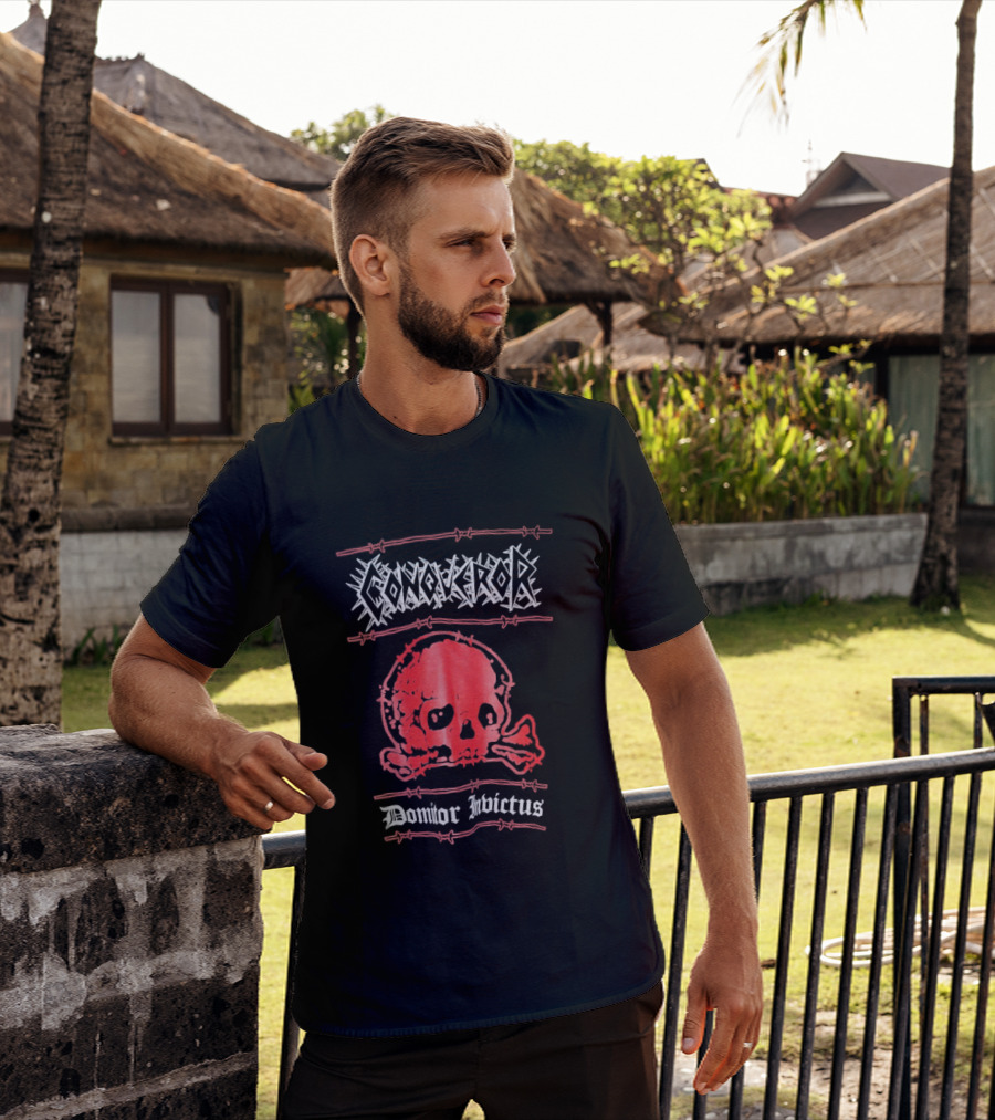Conqueror Domitor Invictus Skull T-Shirt