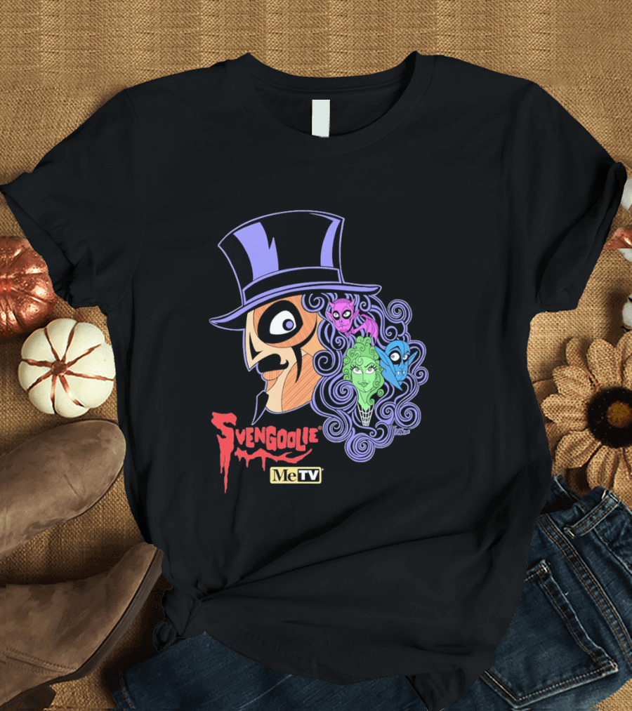 Svengoolie MeTV Horror Host Character Cartoon T-Shirt