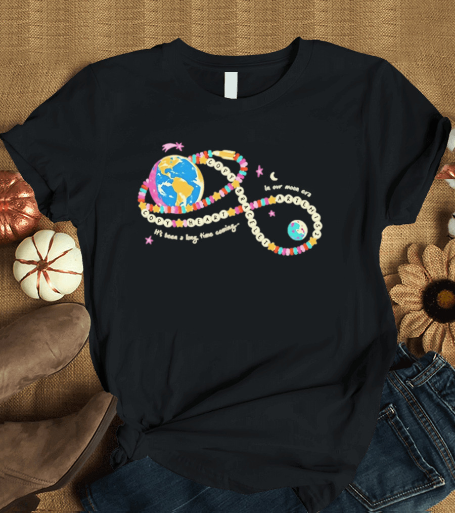 Copy Heart Copy Bracelet Artemis II NASA Mission It's Been A Long Road Coming T-Shirt