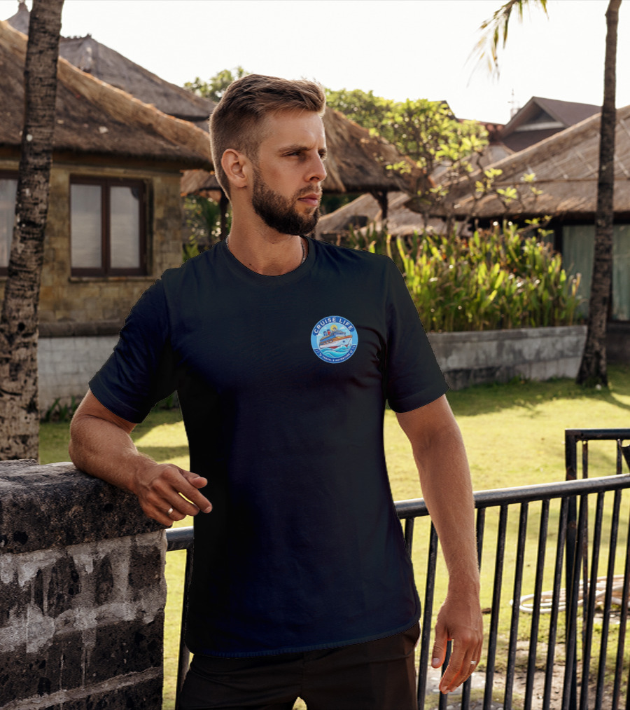 Cruise Life Travel Adventure Ocean Waves Ship T-Shirt