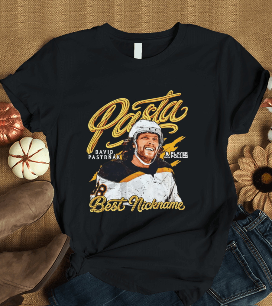 Pasta David Pastrnak Boston Best Nickname Player Profile T-Shirt