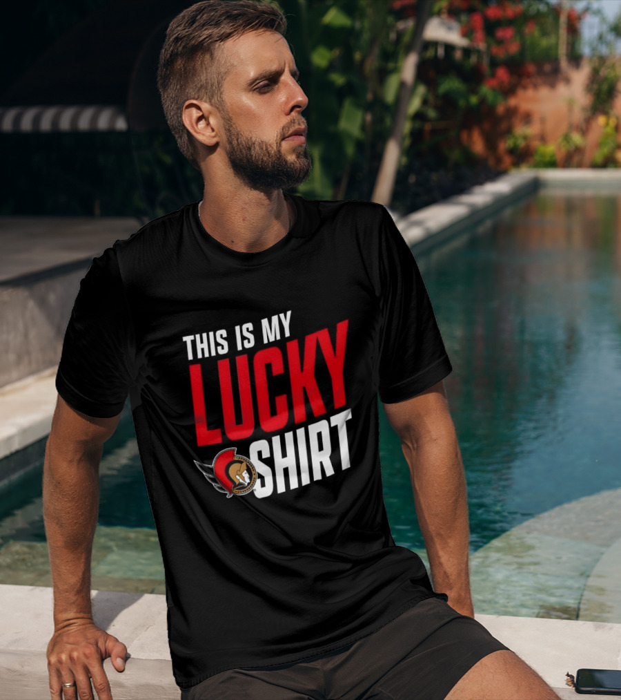 Ottawa Senators NHL This Is My Lucky T-Shirt