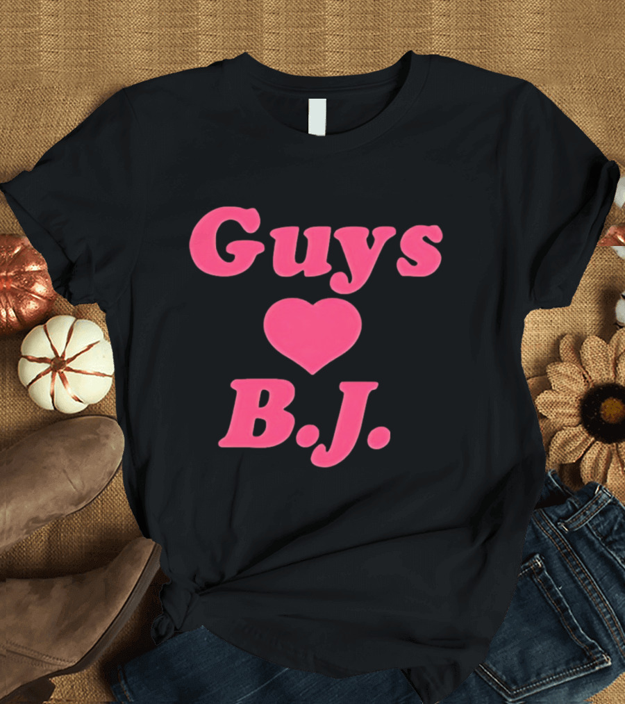 Guys Heart B.J. Pink T-Shirt
