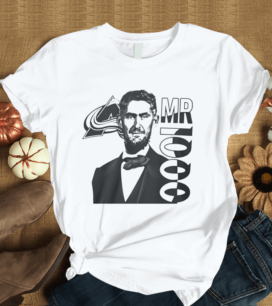 Brock Nelson Mr 1000 Colorado Avalanche Hockey T-Shirt