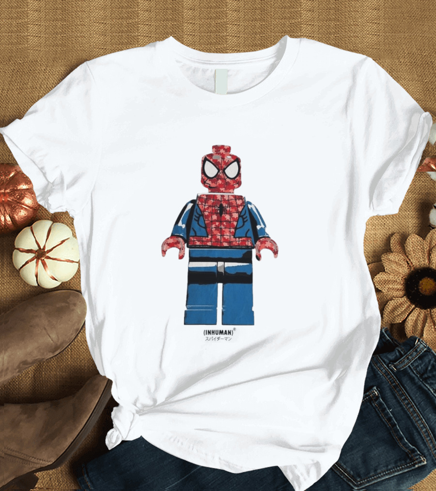 Spider Man LEGO Inhuman Figure Block T-Shirt