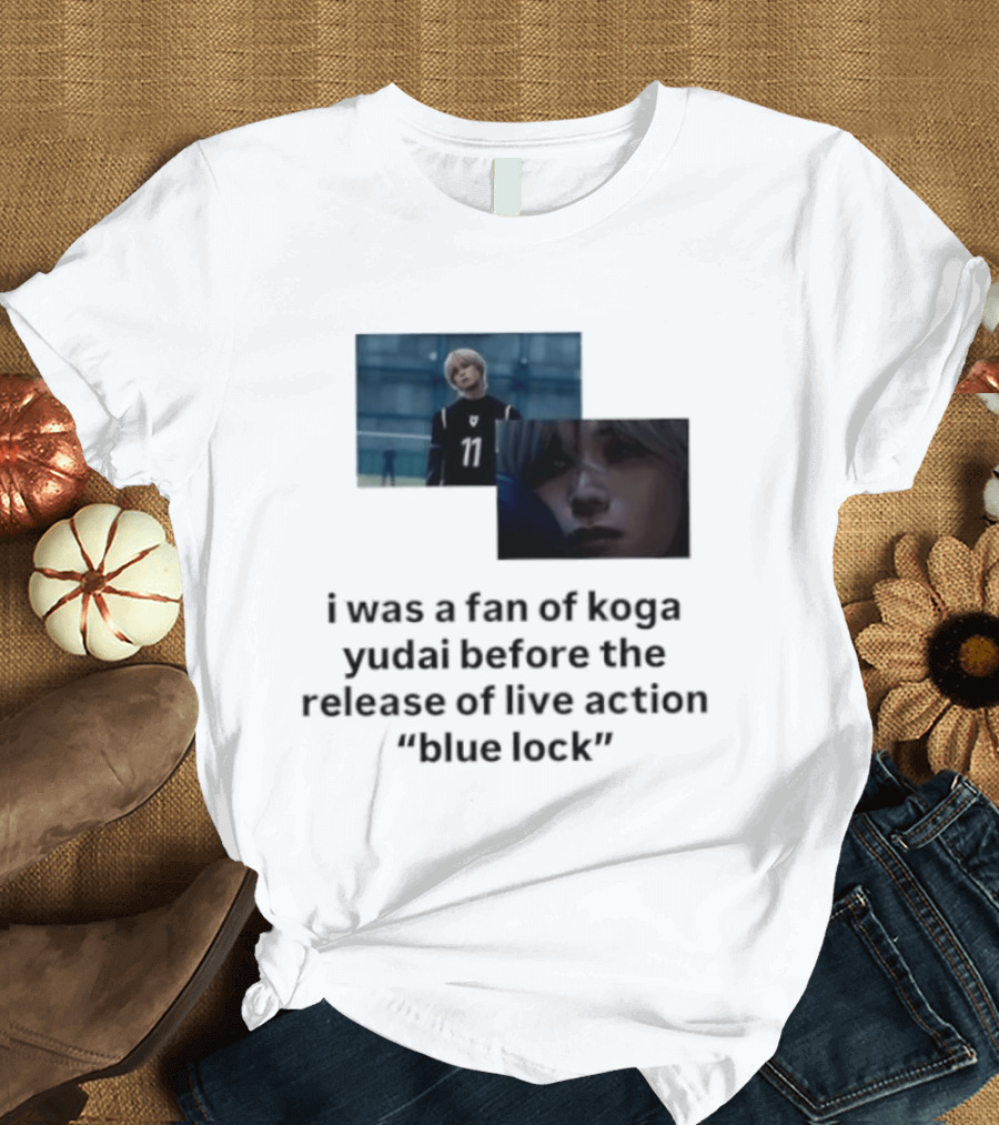 Koga Yudai Before Blue Lock Live Action Release Fan T-Shirt