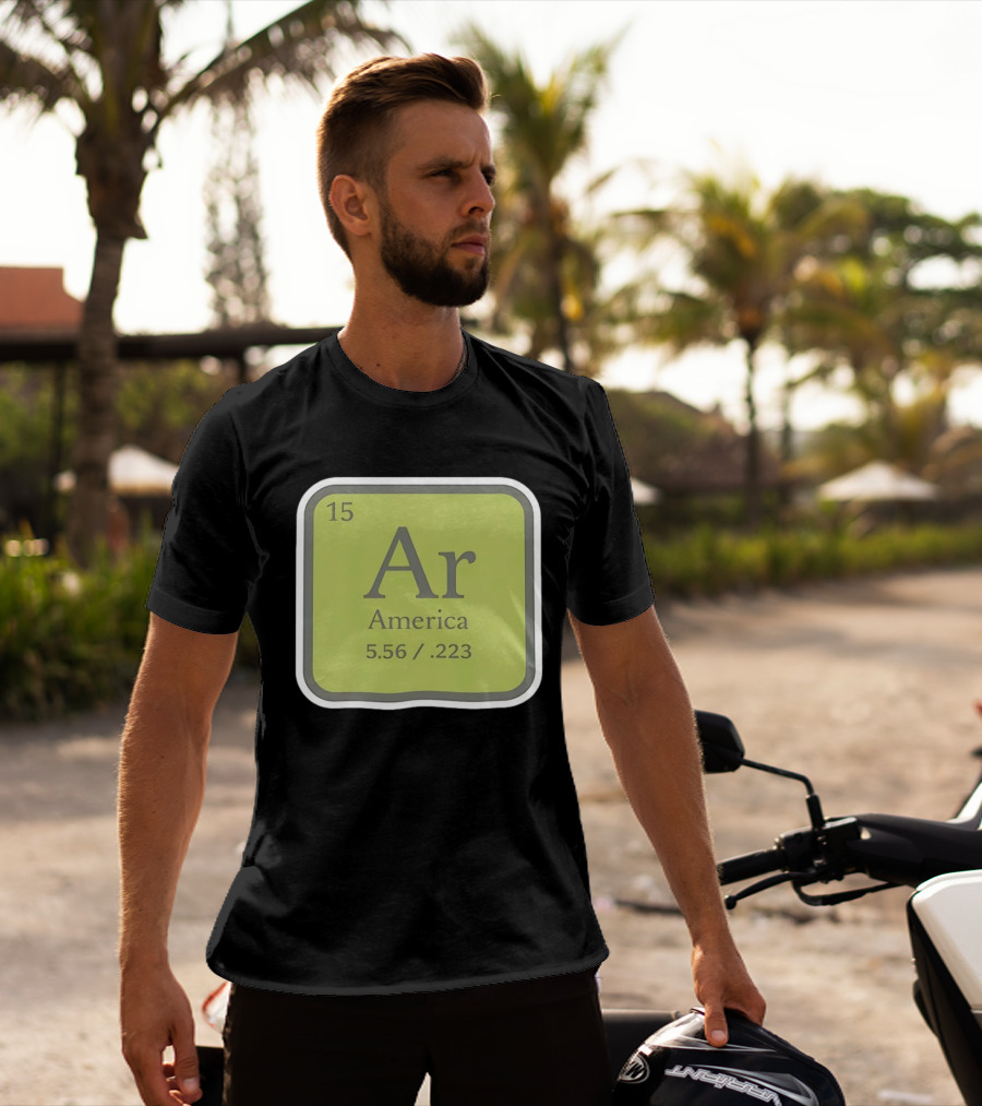 15 Ar America 5.56 .223 Ammo Element T-Shirt