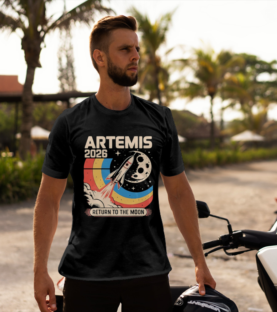 Artemis 2026 Rocket Launch Return To The Moon T-Shirt