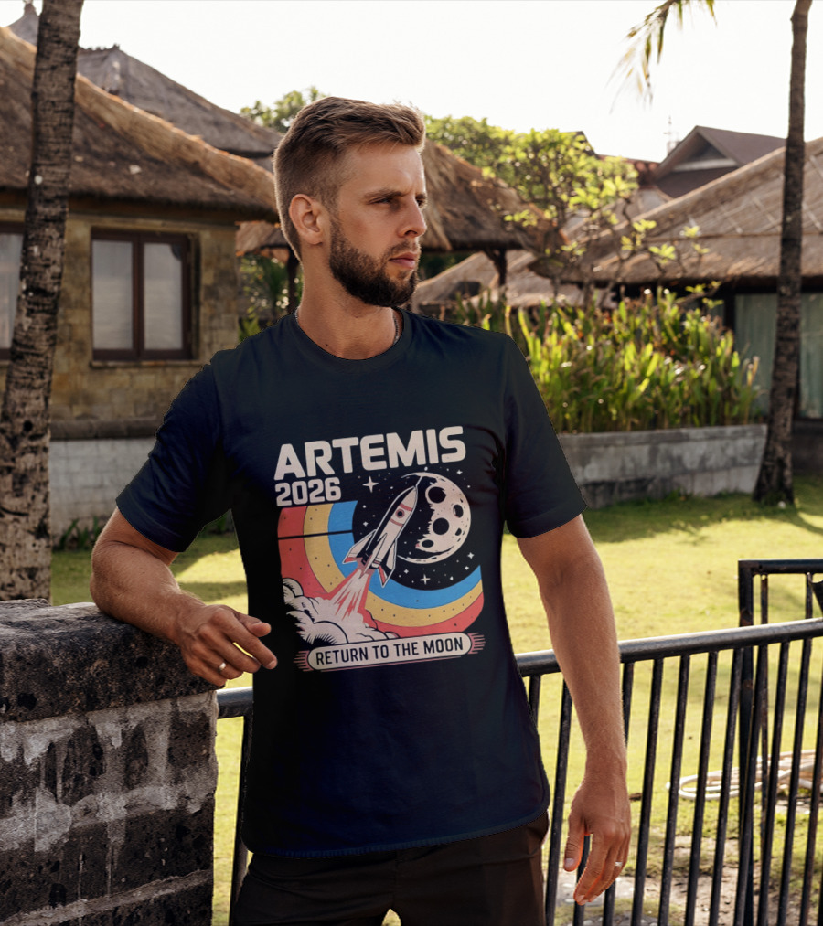 Artemis 2026 Rocket Launch Return To The Moon T-Shirt