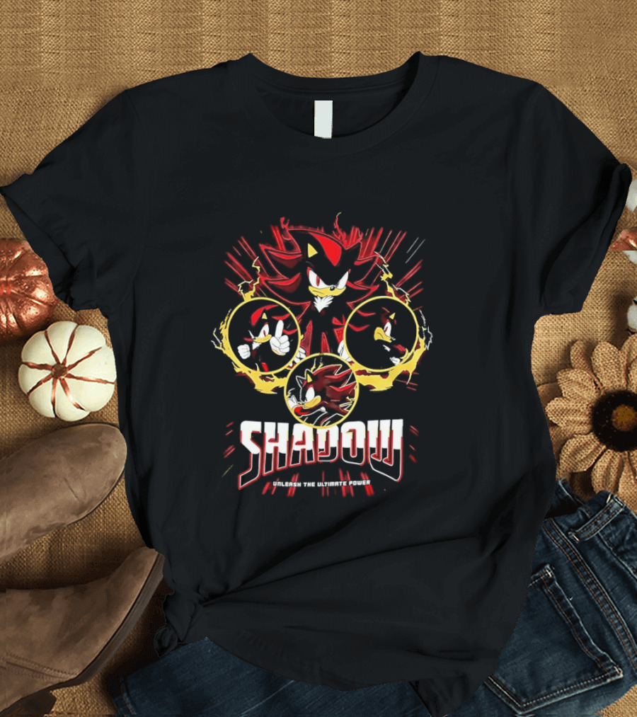 Shadow The Hedgehog Unleash The Ultimate Power T-Shirt