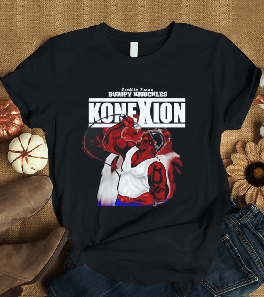 Freddie Foxxx Bumpy Knuckles Hip Hop Konexion Microphone Power T-Shirt