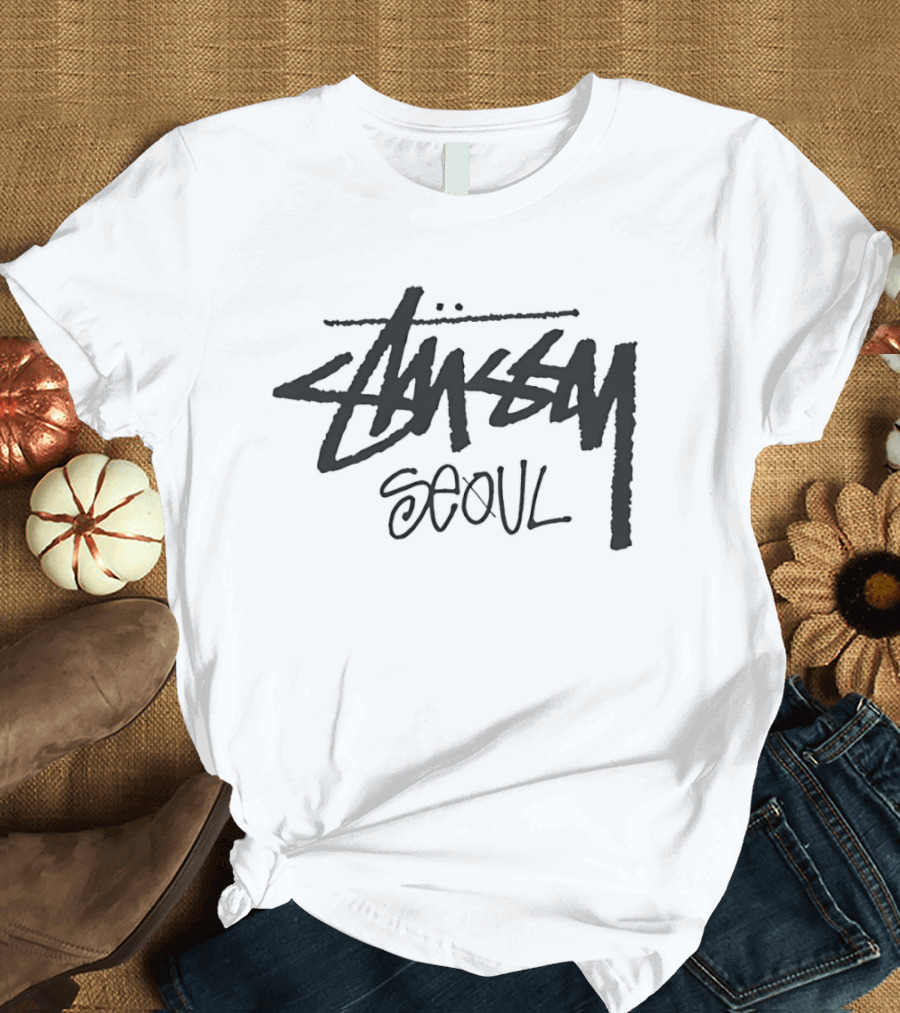 Stussy Seoul Streetwear Fashion T-Shirt
