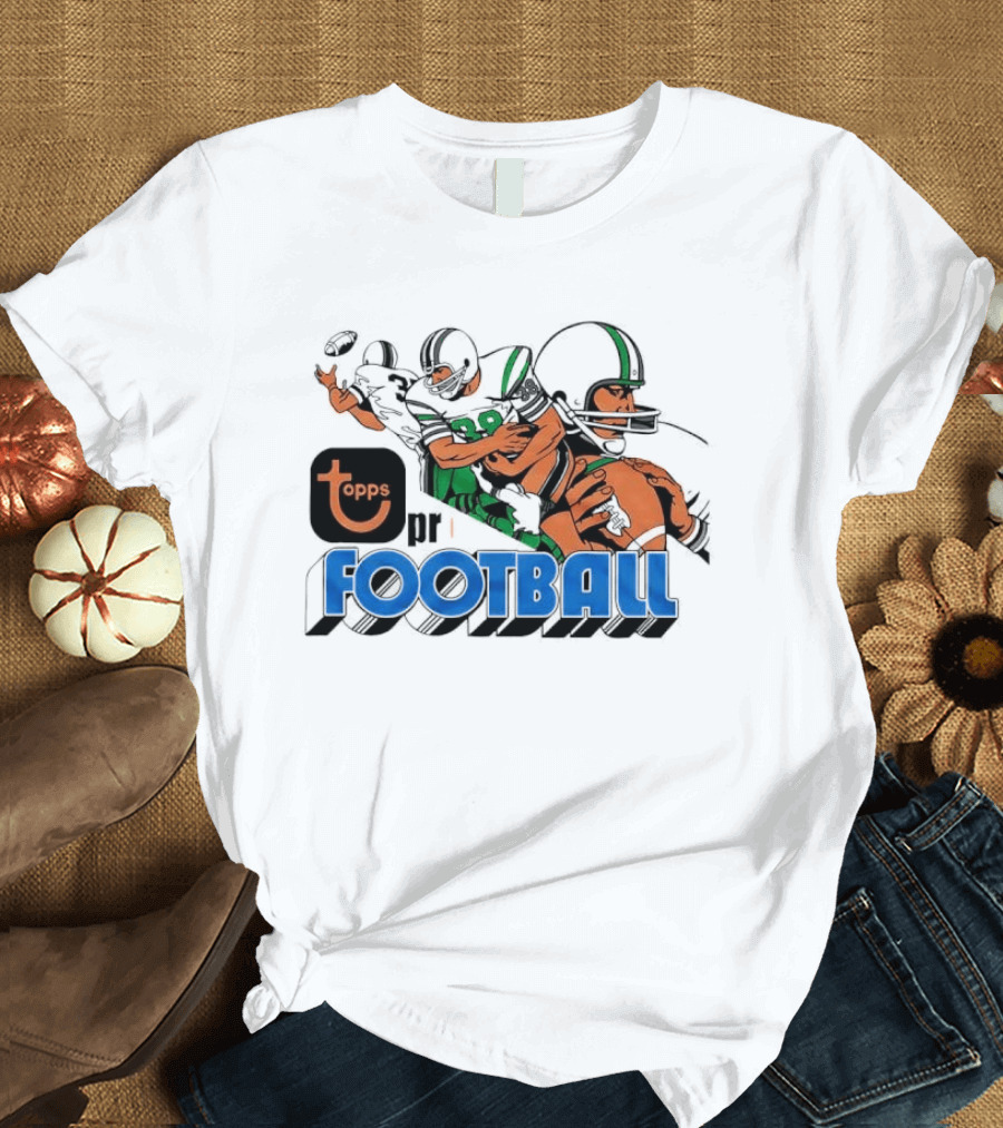 Topps Pro Football 3D 1981 Classic Vintage NFL Players T-Shirt