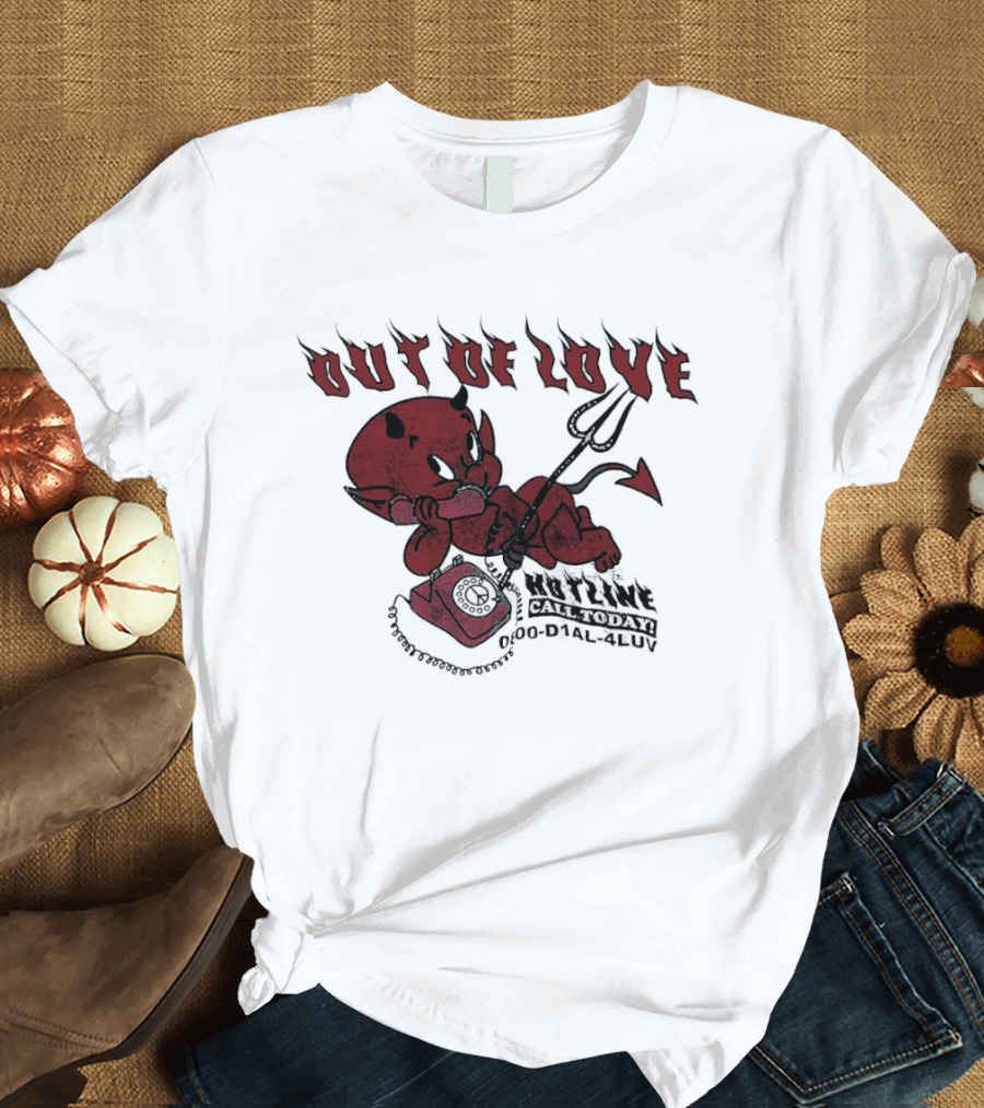 Out Of Love Hot Stuff The Little Devil Phone Comic T-Shirt