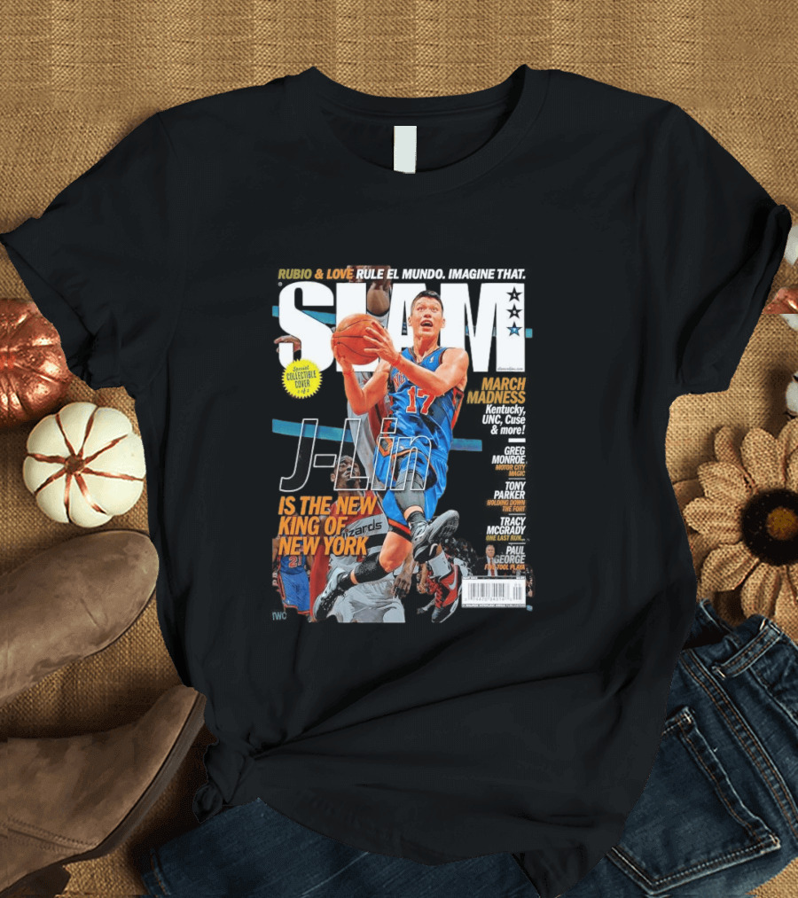 SLAM J Lin Is The New King Of New York Special Collectible Cover T-Shirt