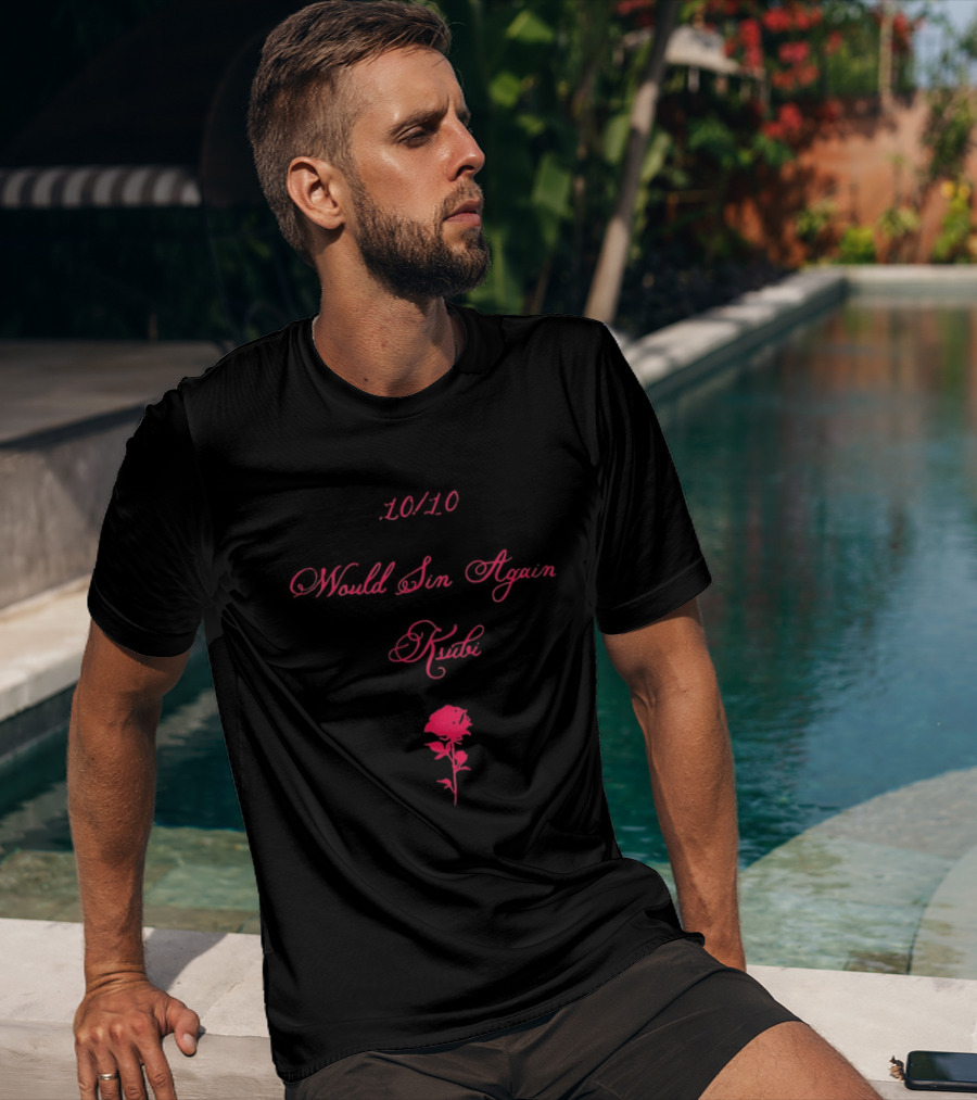 4010 Would Sin Again Ksubi Rose T-Shirt