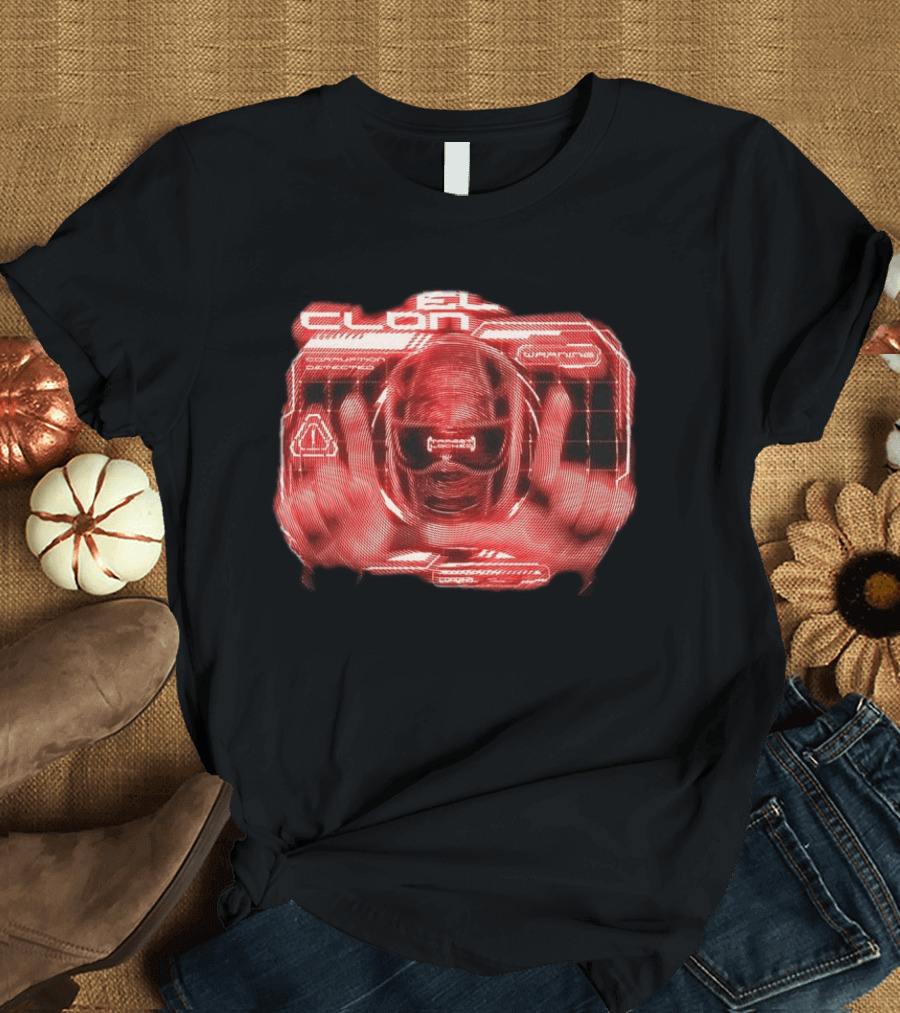 El Clon Warning Corruption Detected Red Alert Image T-Shirt