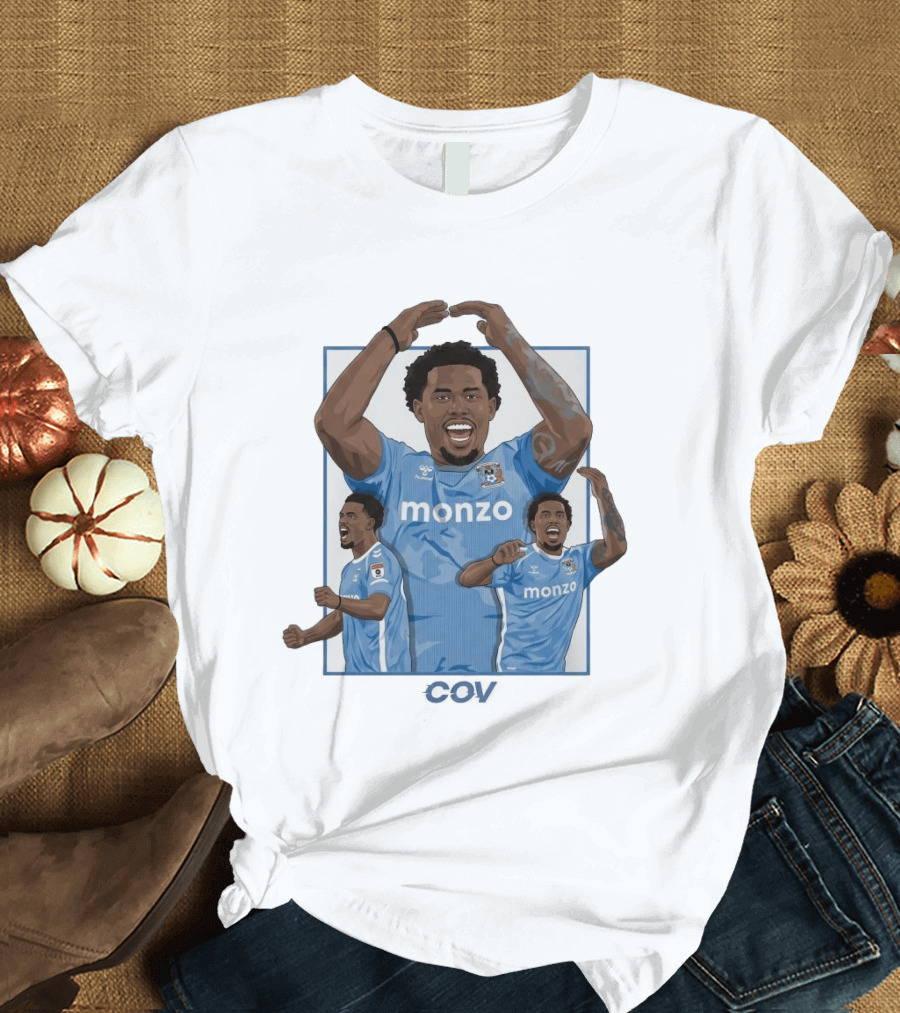 Milan Van Ewijk Coventry City FC Monzo We Are Back Premier League T-Shirt