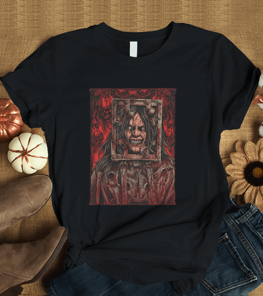 The Jackal Thir13en Ghosts 2001 Evil Soul Horror Movie Character Rugged T-Shirt