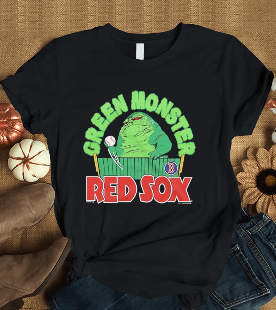 Boston Red Sox Green Monster Star Wars Hutt Baseball T-Shirt