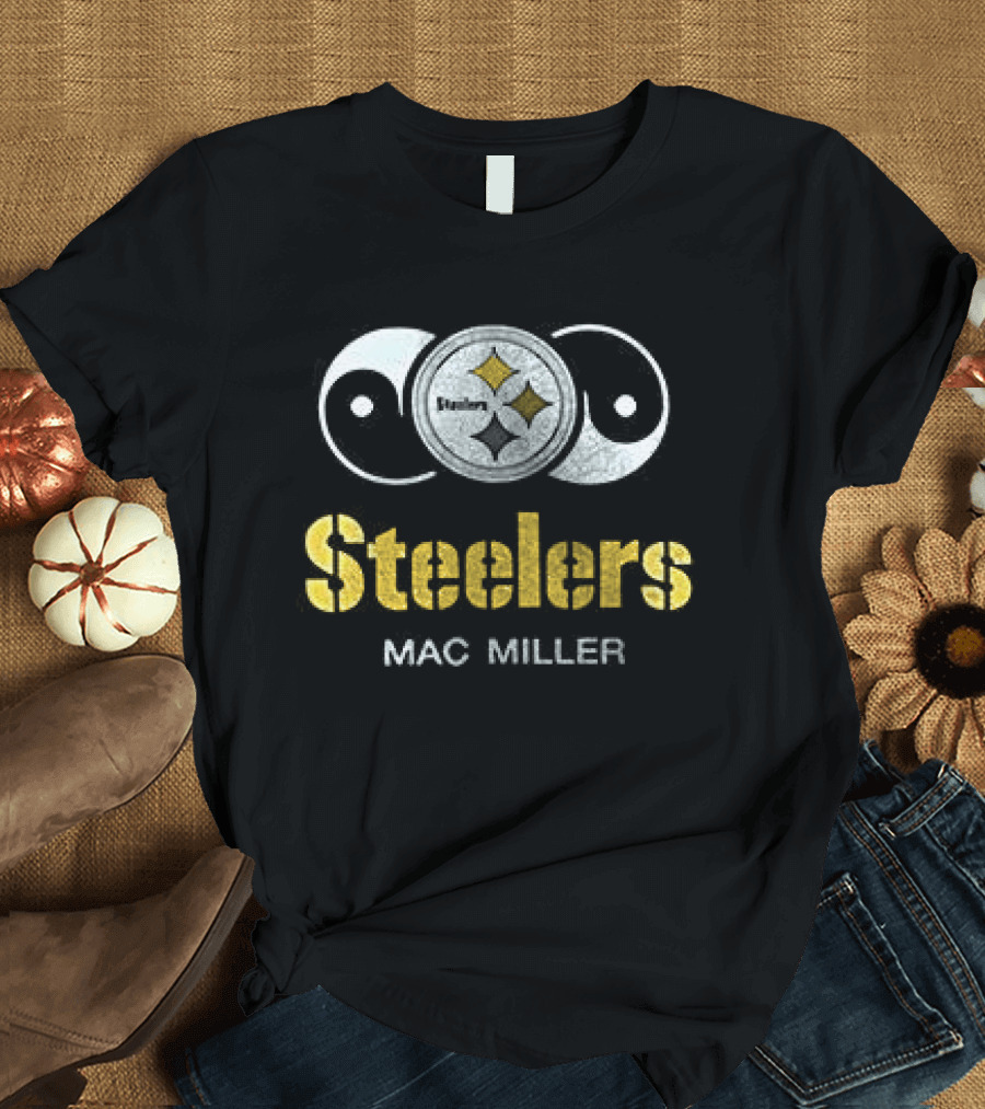 Steelers Mac Miller Mitchell And Ness Pittsburgh Collaboration T-Shirt