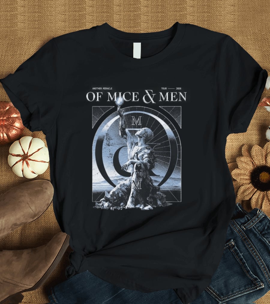 Of Mice & Men Another Miracle Tour 2026 Australia Dates And Locations T-Shirt