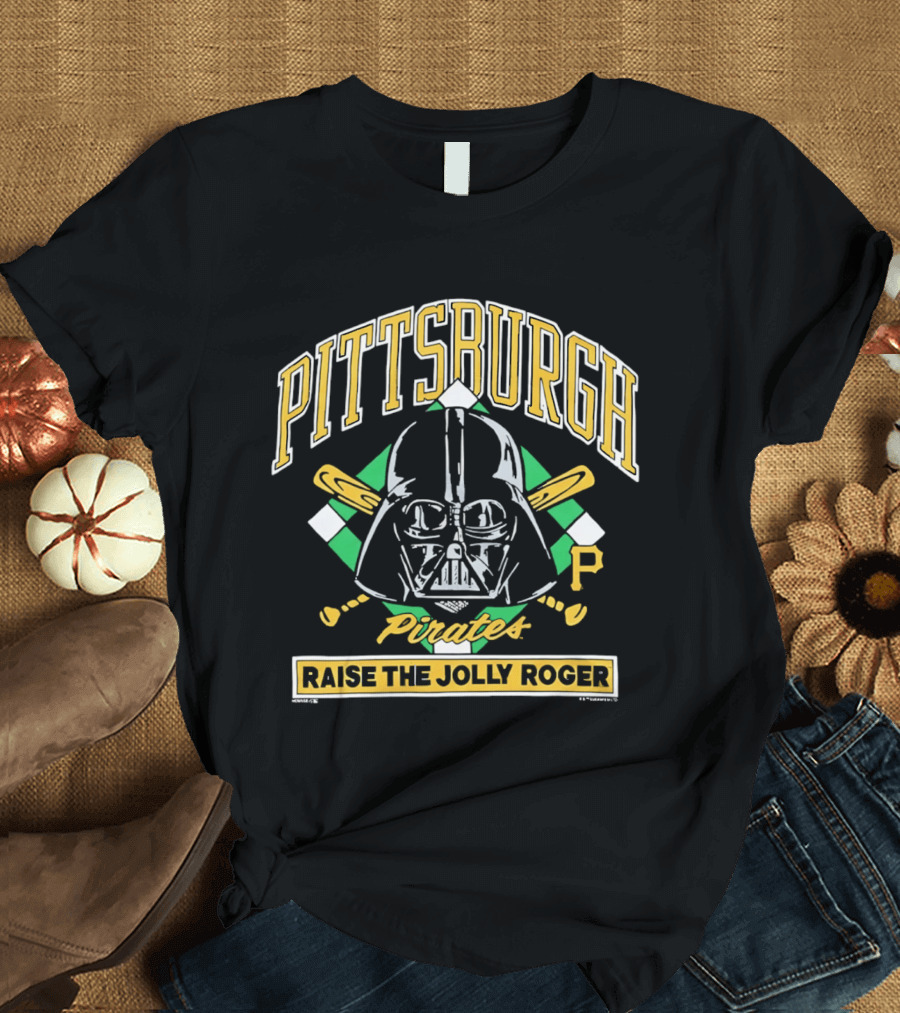 Pittsburgh Pirates Vader Raise The Jolly Roger Star Wars T-Shirt