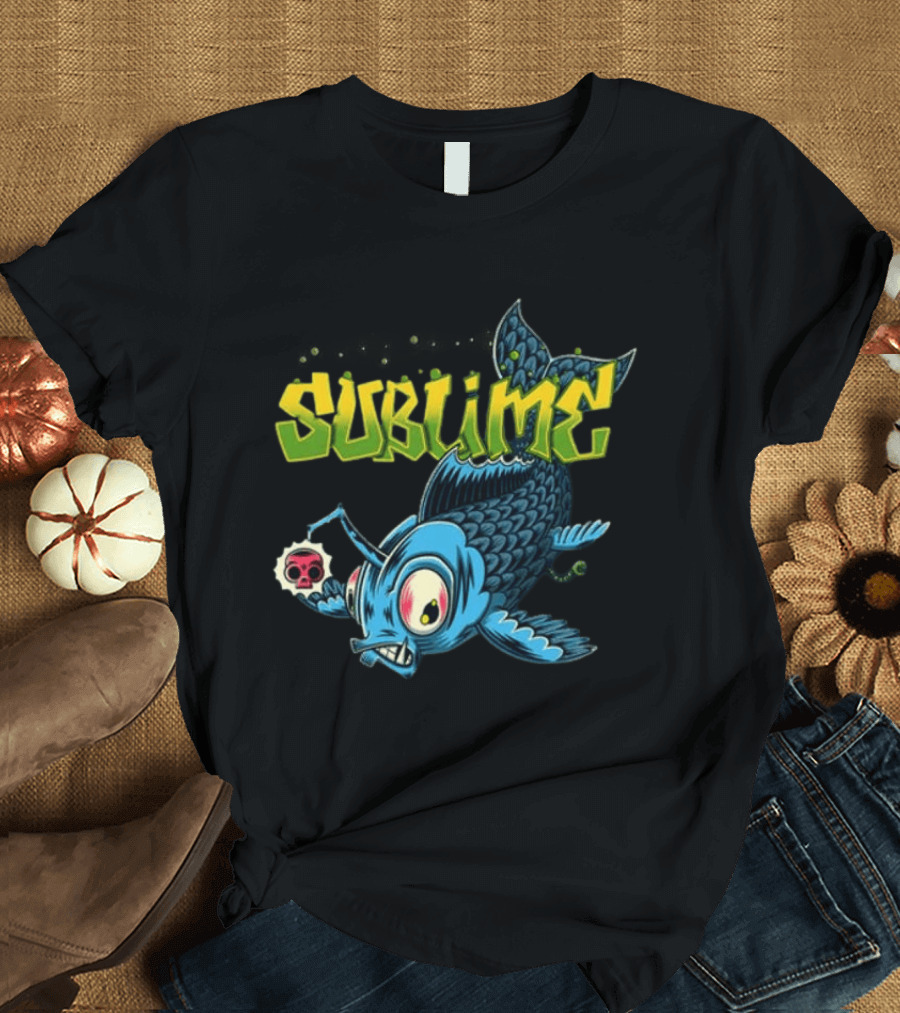 Sublime Red Rocks 2026 Exclusive Drop April 17th 18th 420 On The Rocks Angler Fish T-Shirt