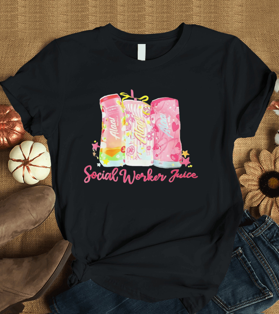 Alani Nu Watermelon Lemonade Social Worker Juice T-Shirt