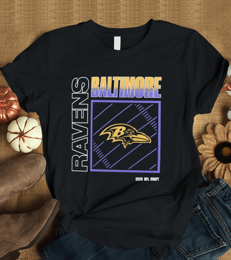 Baltimore Ravens NFL Draft 2026 T-Shirt