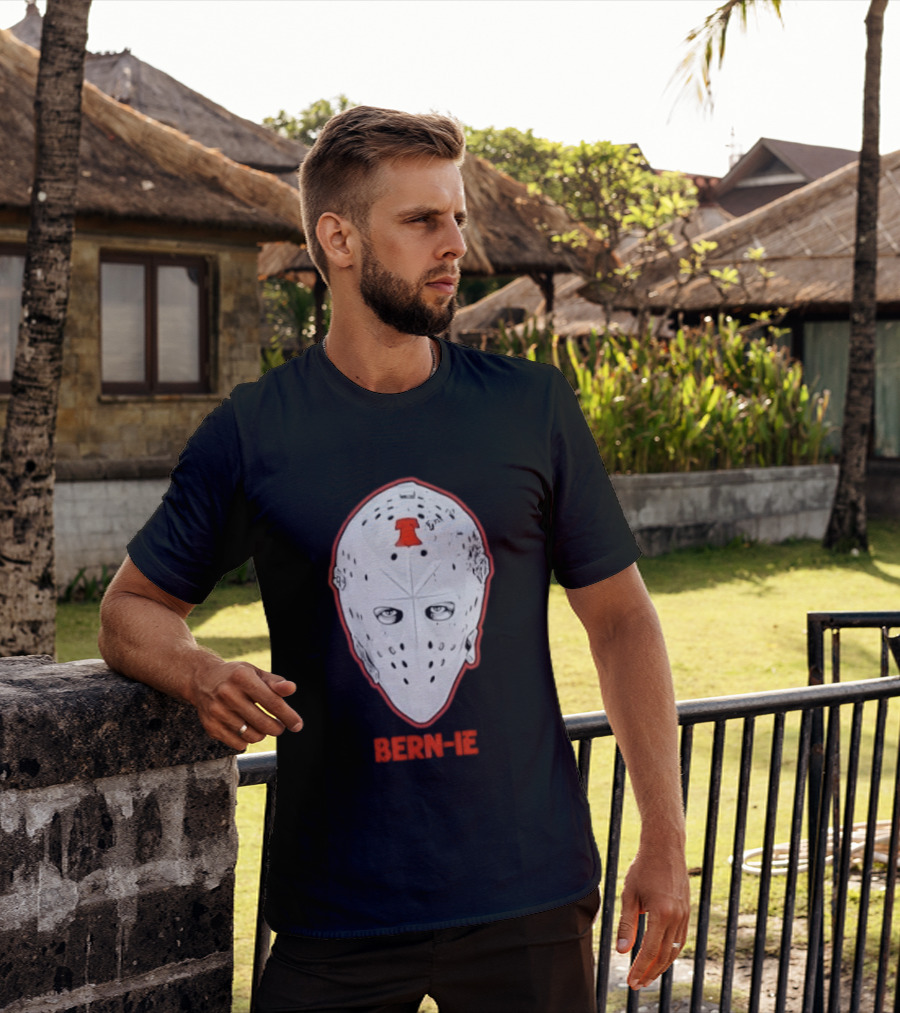 Bern Ie Philadelphia Hockey Liberty Bell Goalie Mask T-Shirt