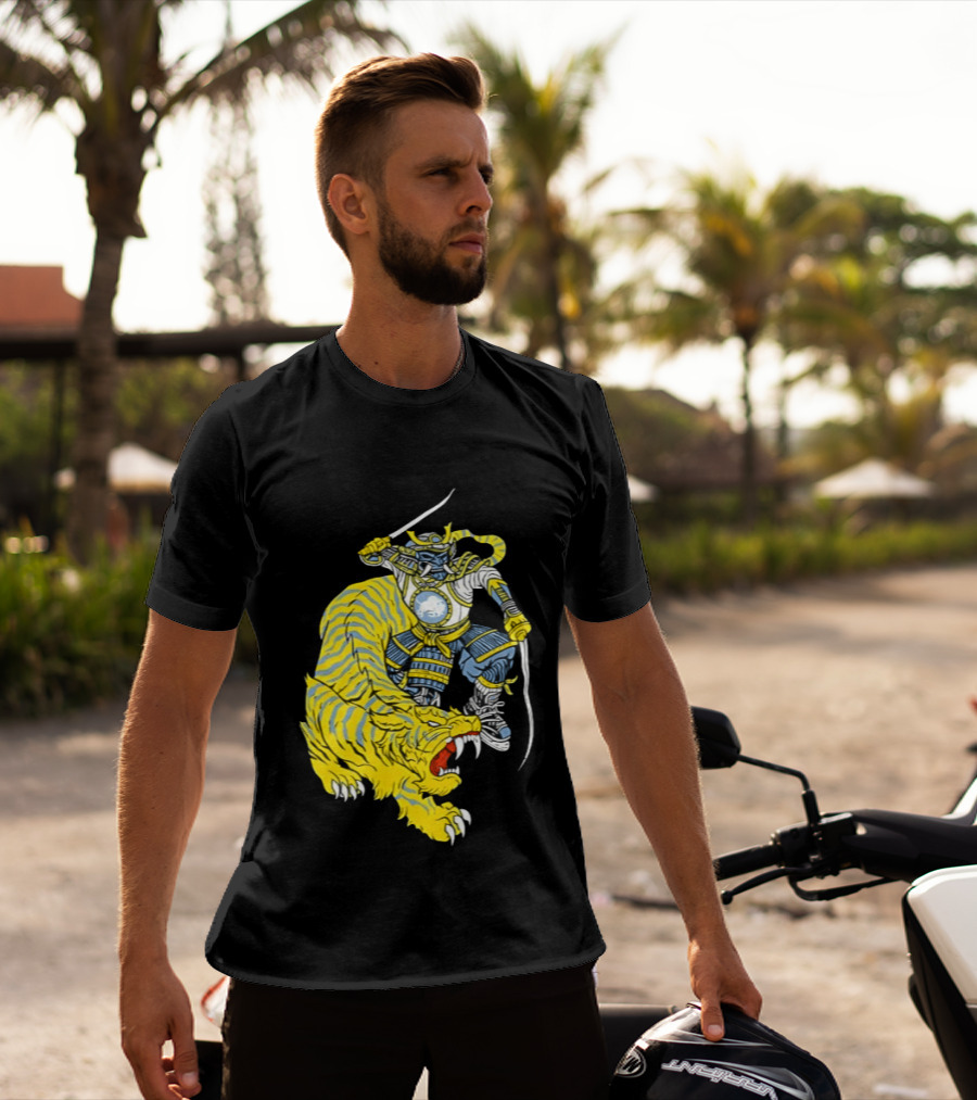 Buffalo Sabres Knight Battling Fierce Sabretooth Tiger T-Shirt