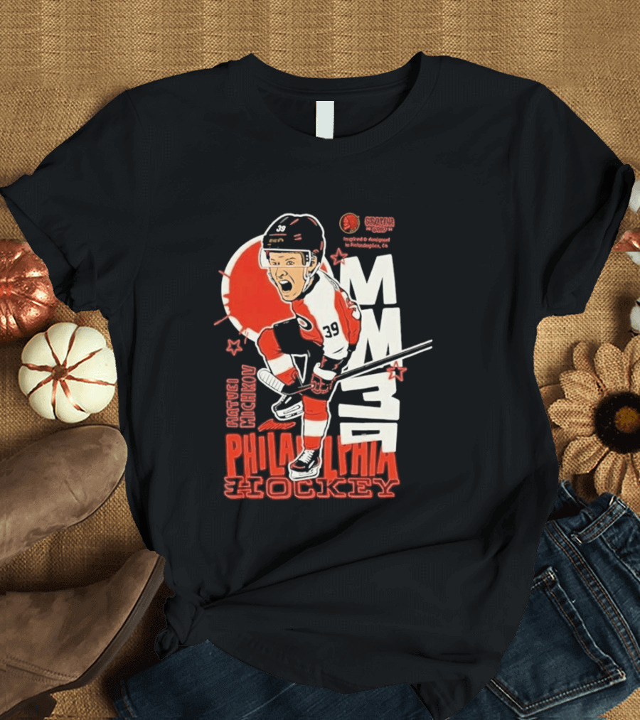 Matvei Michkov 39 Philadelphia Hockey Player MM 39 T-Shirt