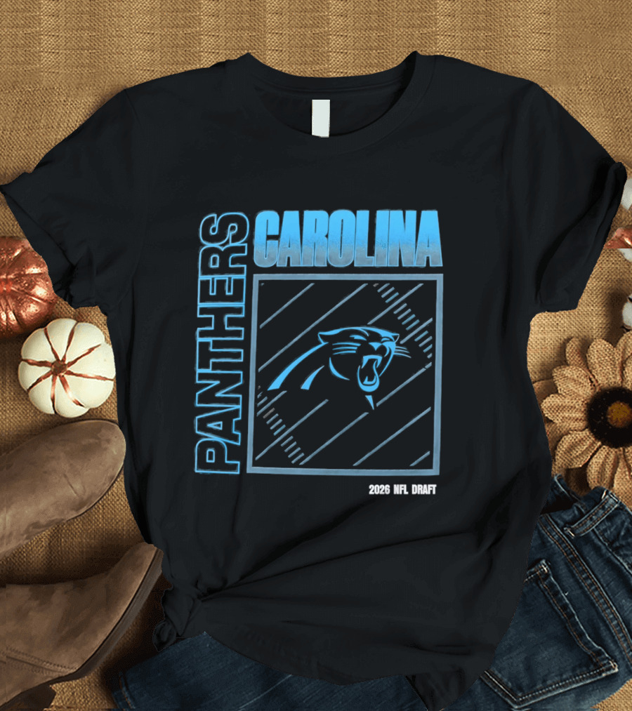 Carolina Panthers 2026 NFL Draft T-Shirt