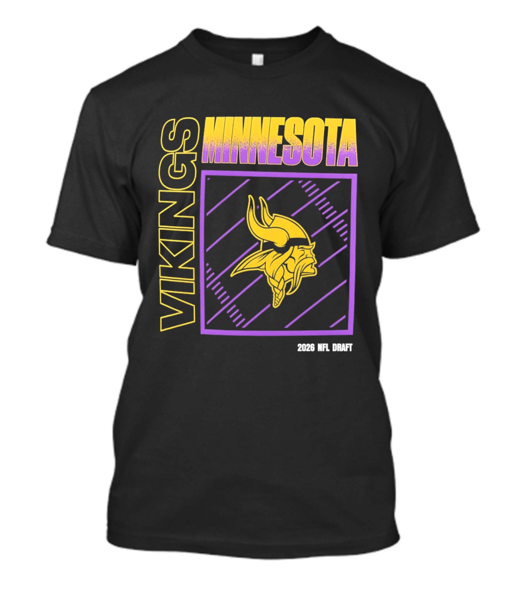 Minnesota Vikings 2026 Nfl Draft T-Shirt