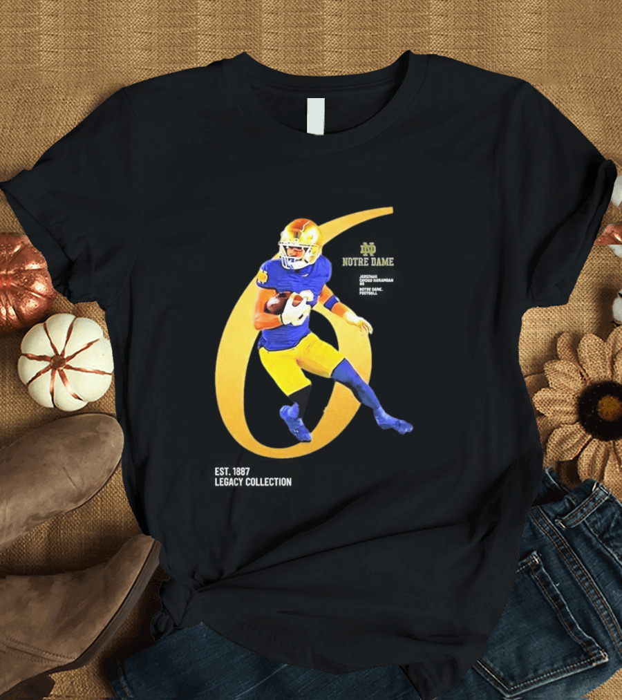 Jordan Faison Notre Dame Fighting Irish 2026 Breakthrough Series NIL Football T-Shirt