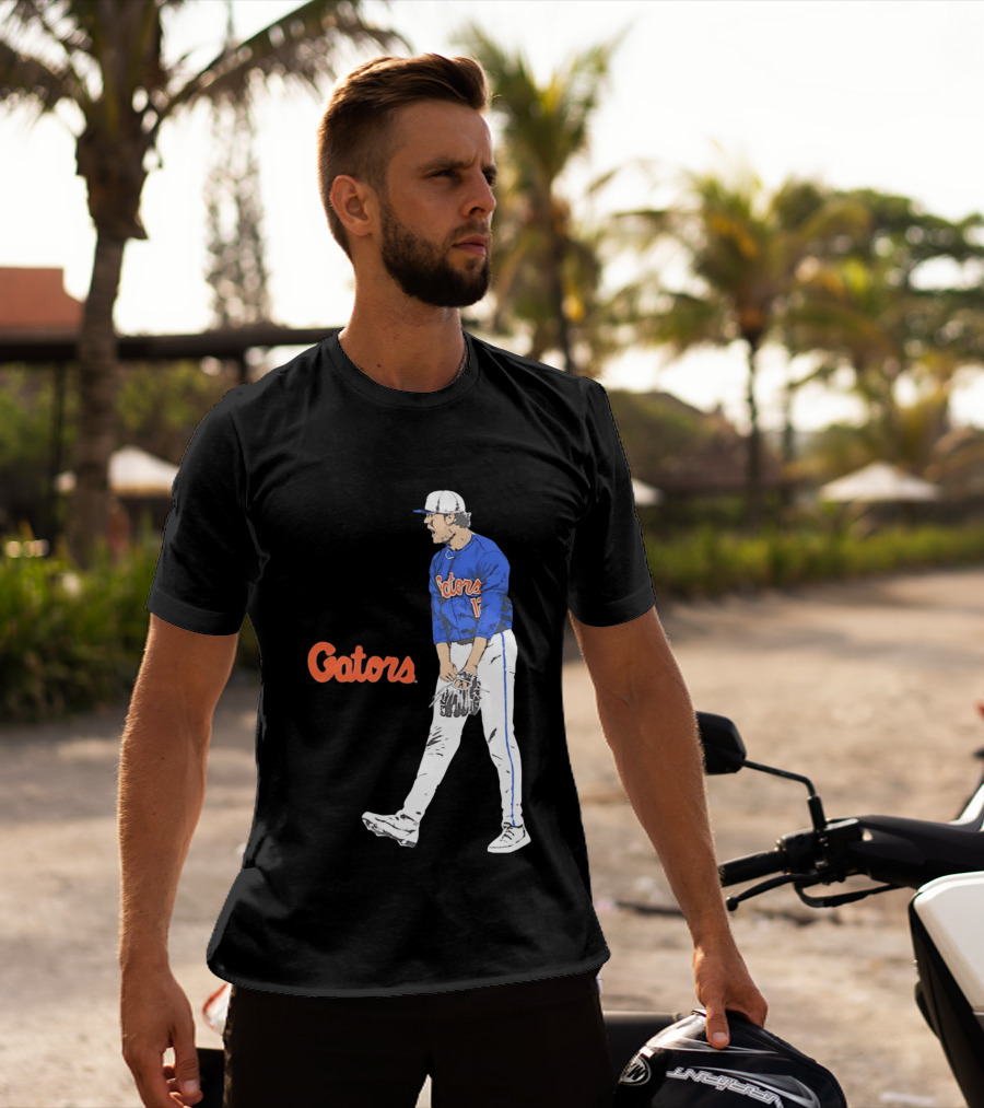 Liam Peterson Florida Gators Baseball Intense Scream Moment T-Shirt