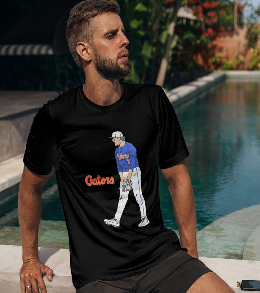 Liam Peterson Florida Gators Baseball Intense Scream Moment T-Shirt