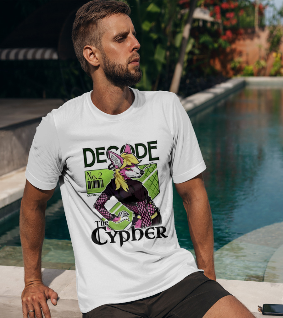Decode The Cypher No.2 Retro Futuristic Vibe T-Shirt