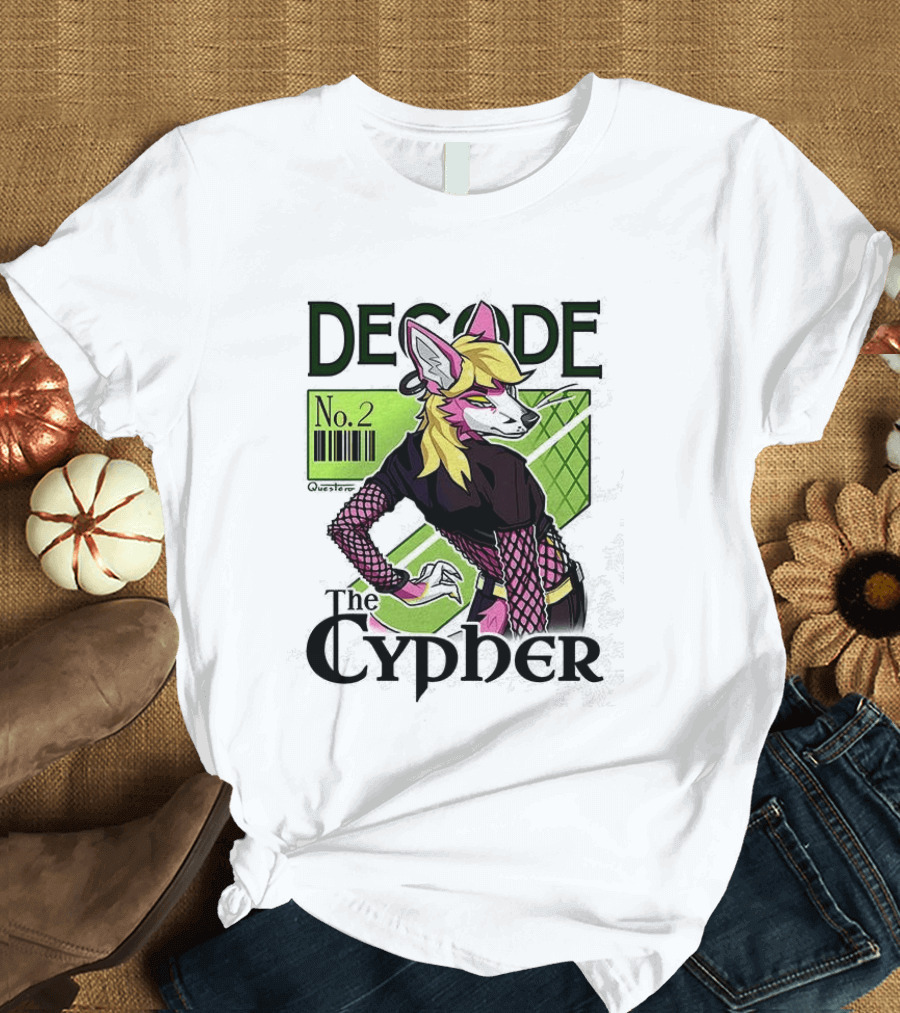 Decode The Cypher No.2 Retro Futuristic Vibe T-Shirt