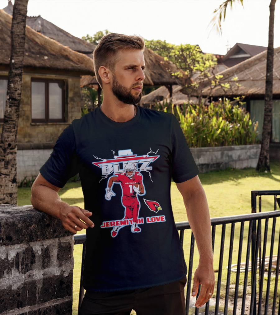 Arizona Cardinals Jeremiyah Love NFL Blitz 2026 T-Shirt