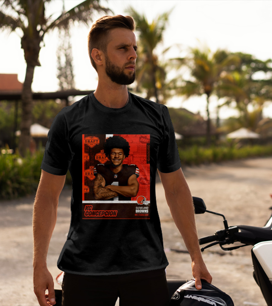 Cleveland Browns WR KC Concepcion 2026 NFL Draft Pick Texas A&M T-Shirt