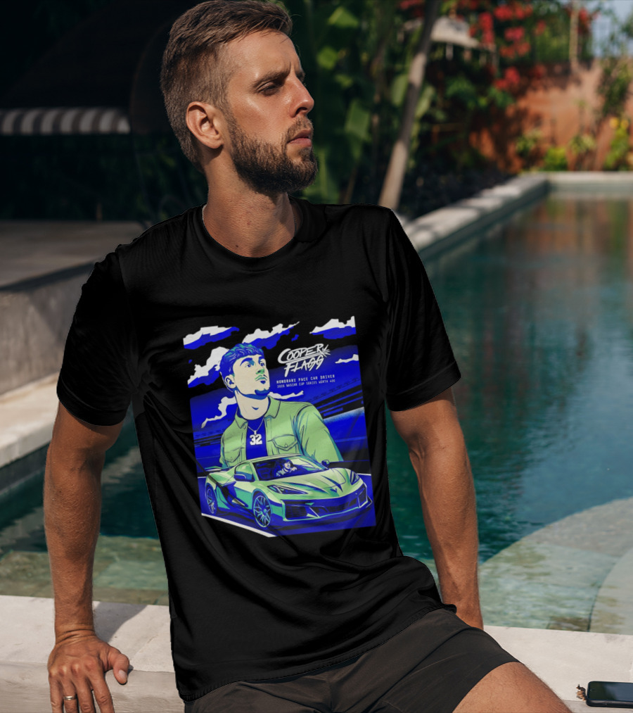 Cooper Flagg 2026 Honorary Pace Car Driver Nascar Cup Series Worth 400 T-Shirt