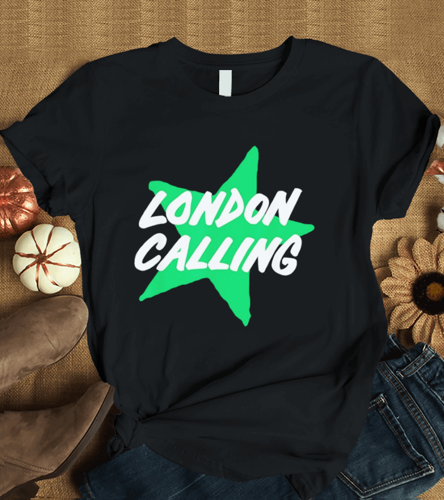 Dallas Stars London Calling The Clash Hockey Star T-Shirt